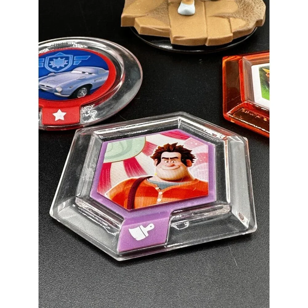Disney Infinity Power‎ Disc Lot Cars Mike Car Toys R Us Jasmine Wreck It Ralph